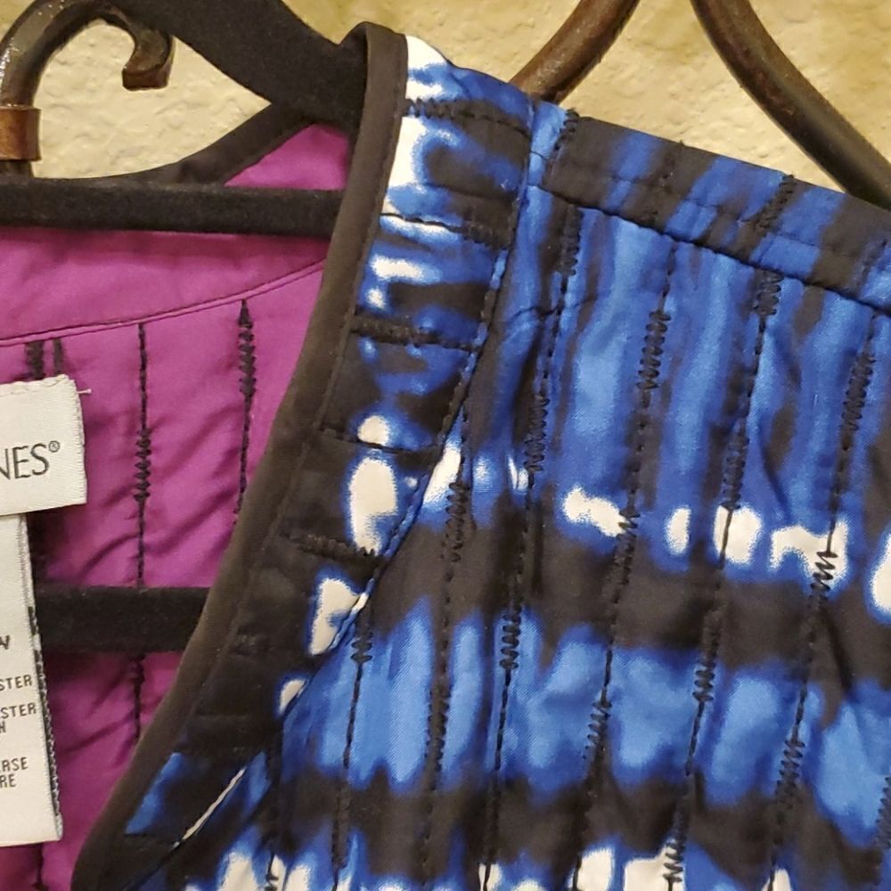 CATHERINE'S Printed Open Front Jacket - Size 3X - Picture 3 of 4